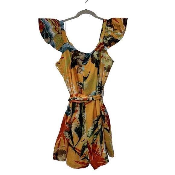Chicways Floral Print Romper(Size Large) - Picture 2 of 6